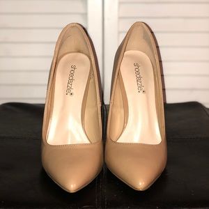 Nude Pointed Toe Heels